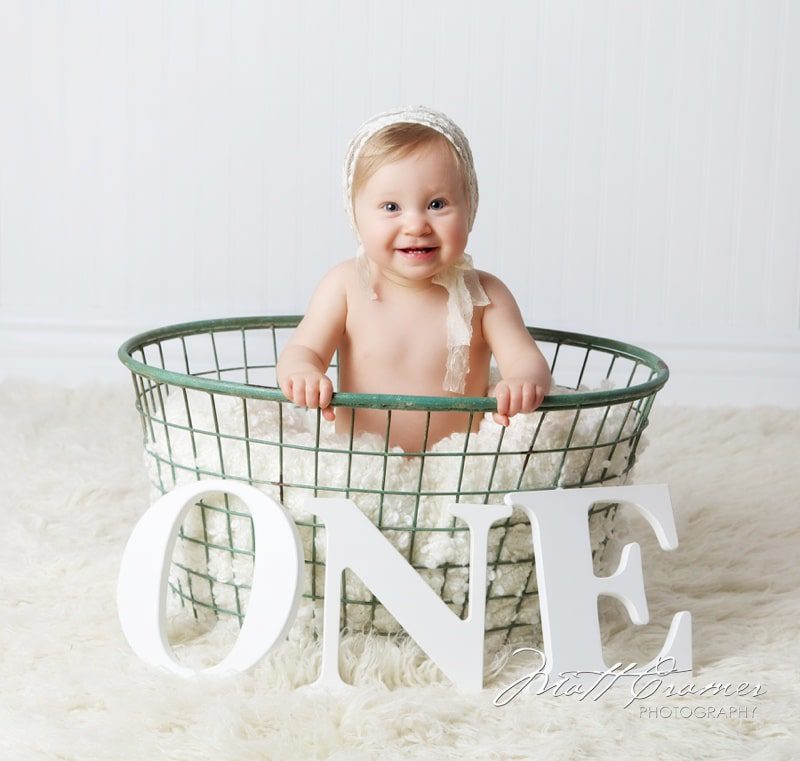 One Year Session and Cake Smash Los Angeles Child Photographer